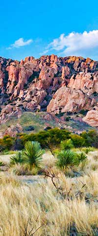 Dragoon Mountains sunset light